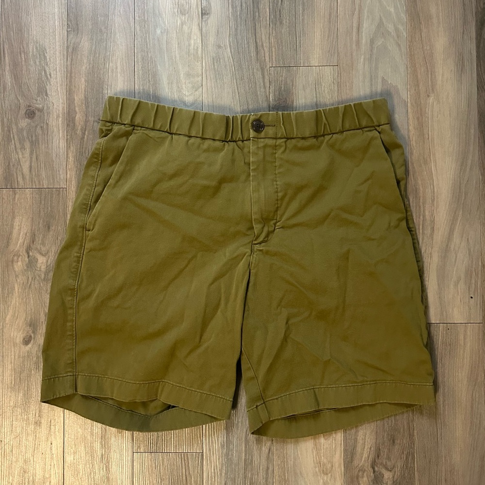 Everlane Olive Green Mens Shorts